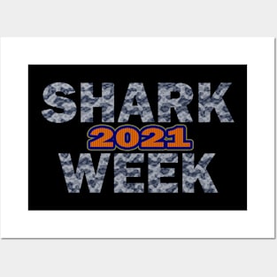 shark week 2021 t shirt Posters and Art